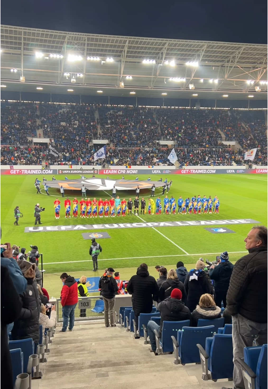 Hoffenheim - FCSB 0:0 #fyp #europaleague #hoffenheim #fcsb 