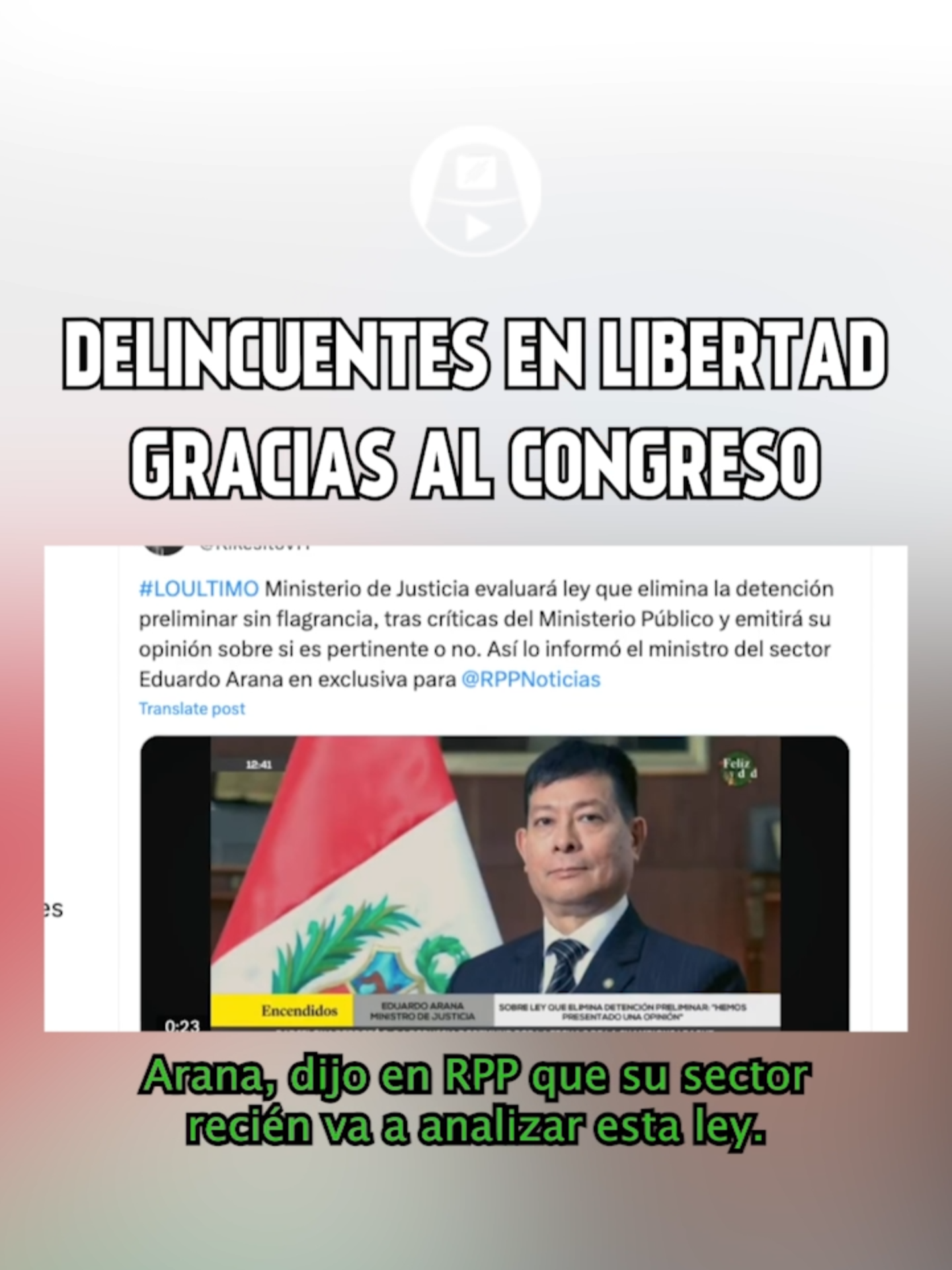 ¿El Ministerio de Justicia que lo aprobó dice que recién lo evaluara? #LaEncerrona #marcosifuentes #noticiasperu #politicaperuana