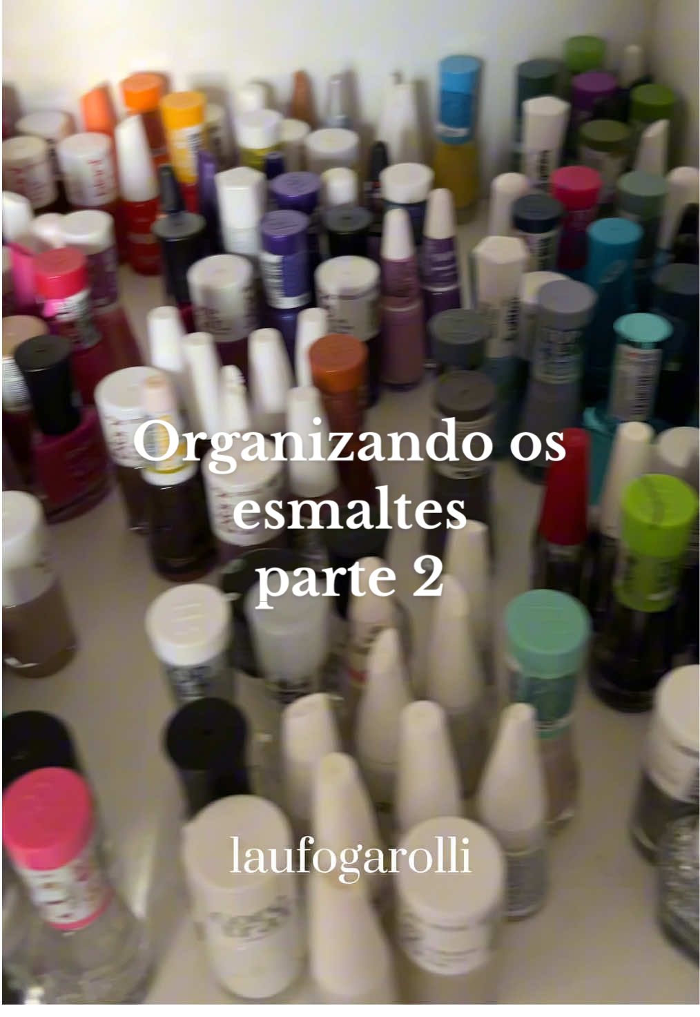 Replying to @Laura 𓆩♡𓆪 Agora sim tudo limpinho e organizado, e queria ate contar pra vocês que nesses dois dias de intervalo entre a parte 1 e a parte 2, a coleção já cresceu mais kkkkk  #nailtok #unhasnaturais #unhasgrandes #unhas #nails #unhasdecoradas #fy #foryou #nailcare #domynailswithme #organizacao 