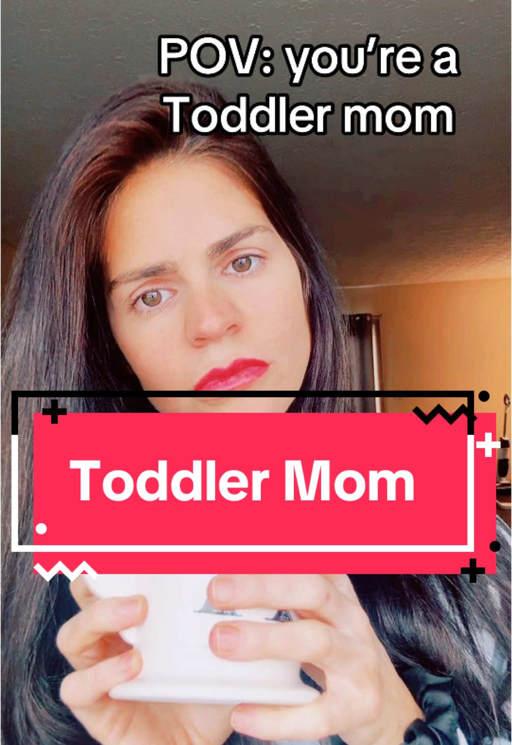 Us toddler moms need a break 😅 #toddlermom #toddlertok #toddlershenaningans #toddlers #momlife #relatablemomcontent #MomsofTikTok #toddlerhumor #momhumor #millenialmom 