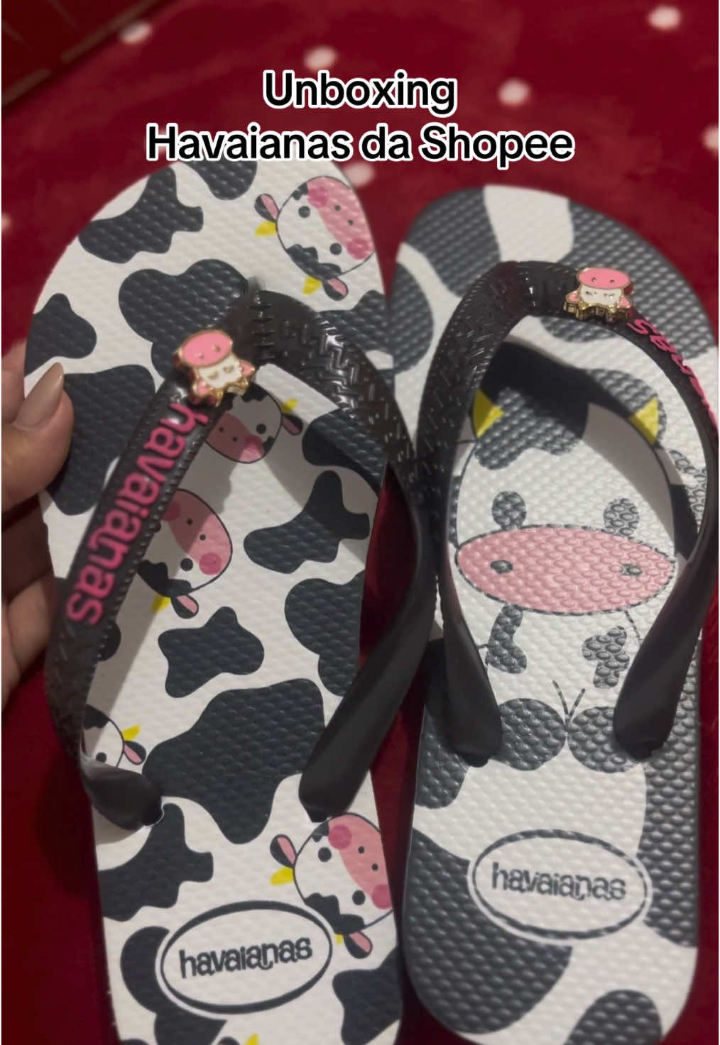 Achei muito fofa 🐮🥰 #unboxingshopee #shopee #comprinhas #fyp #foruyou 