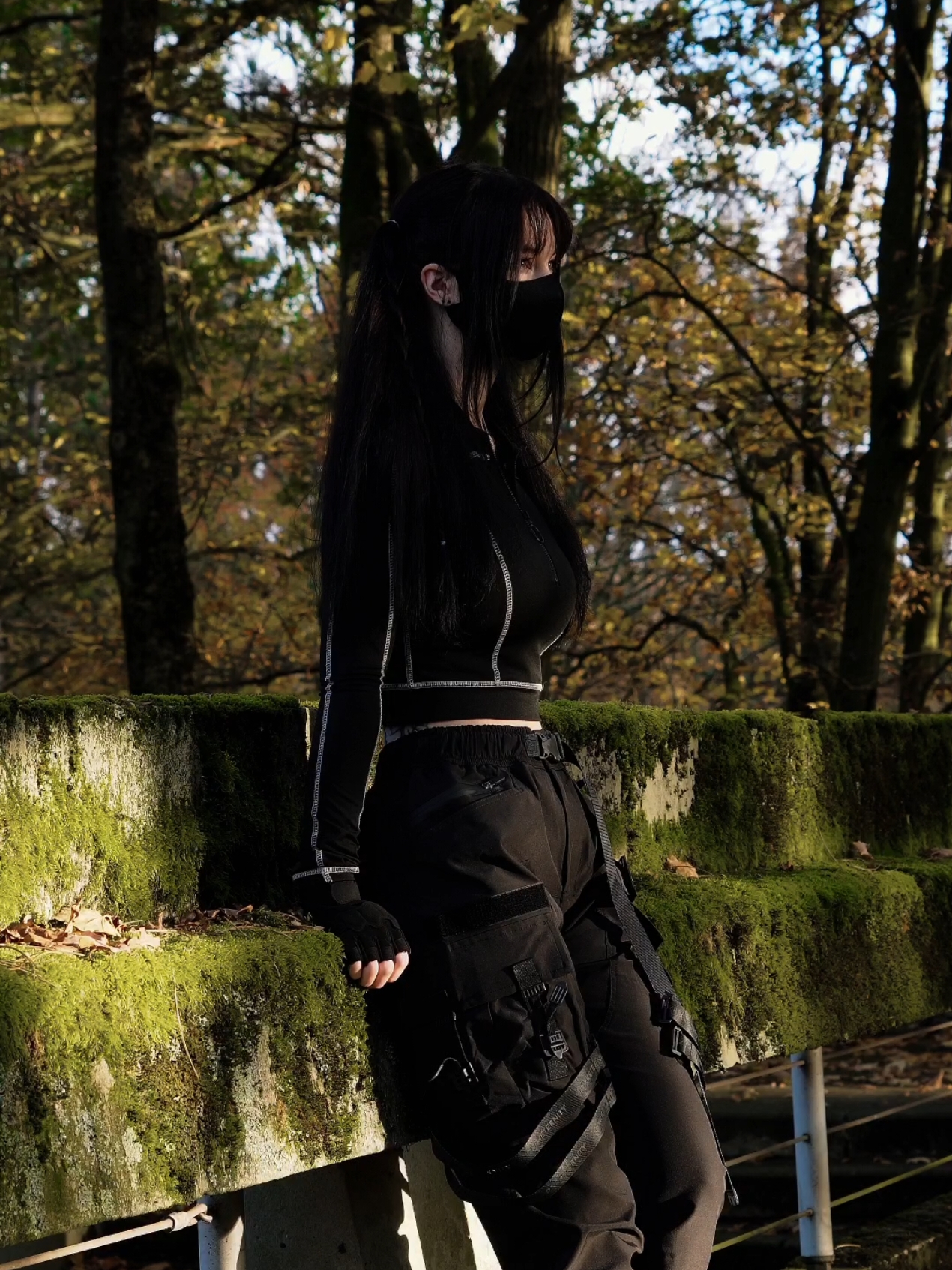 DXRKETERNITY  #techwear #techwearfashion #techweargirls #darkwear #darkwearfashion #darkaesthetic #warcore #cyberpunk 