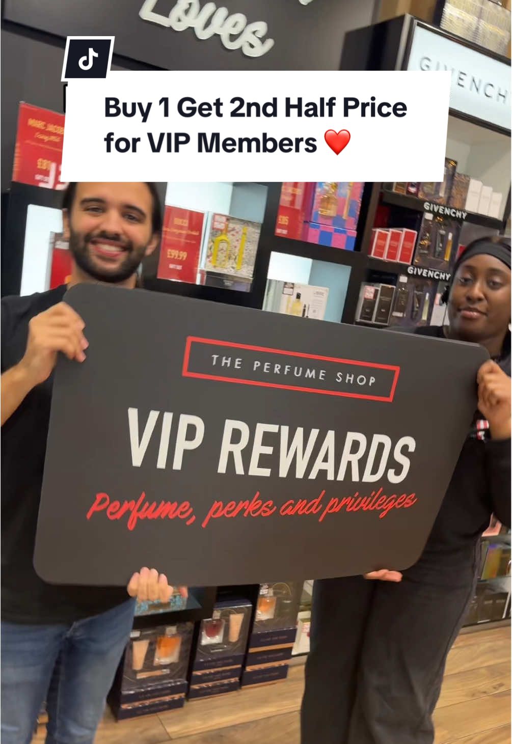 VIP members, don’t miss out on this amazing deal! ❤️ offer ends on Tuesday 17th. #theperfumeshop #perfume #perfumetiktok #member #vip #discount #sale 