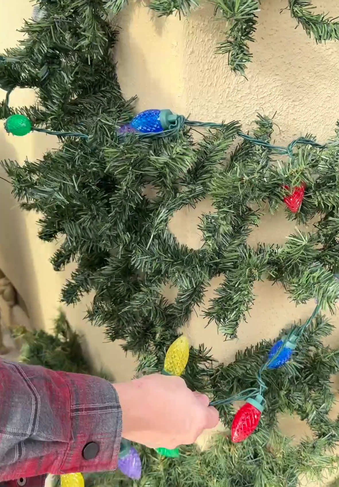 Placing the Star like this is GENIUS 🌟 #DIY #tree #christmastree #holiday #christmasdiy #christmas 