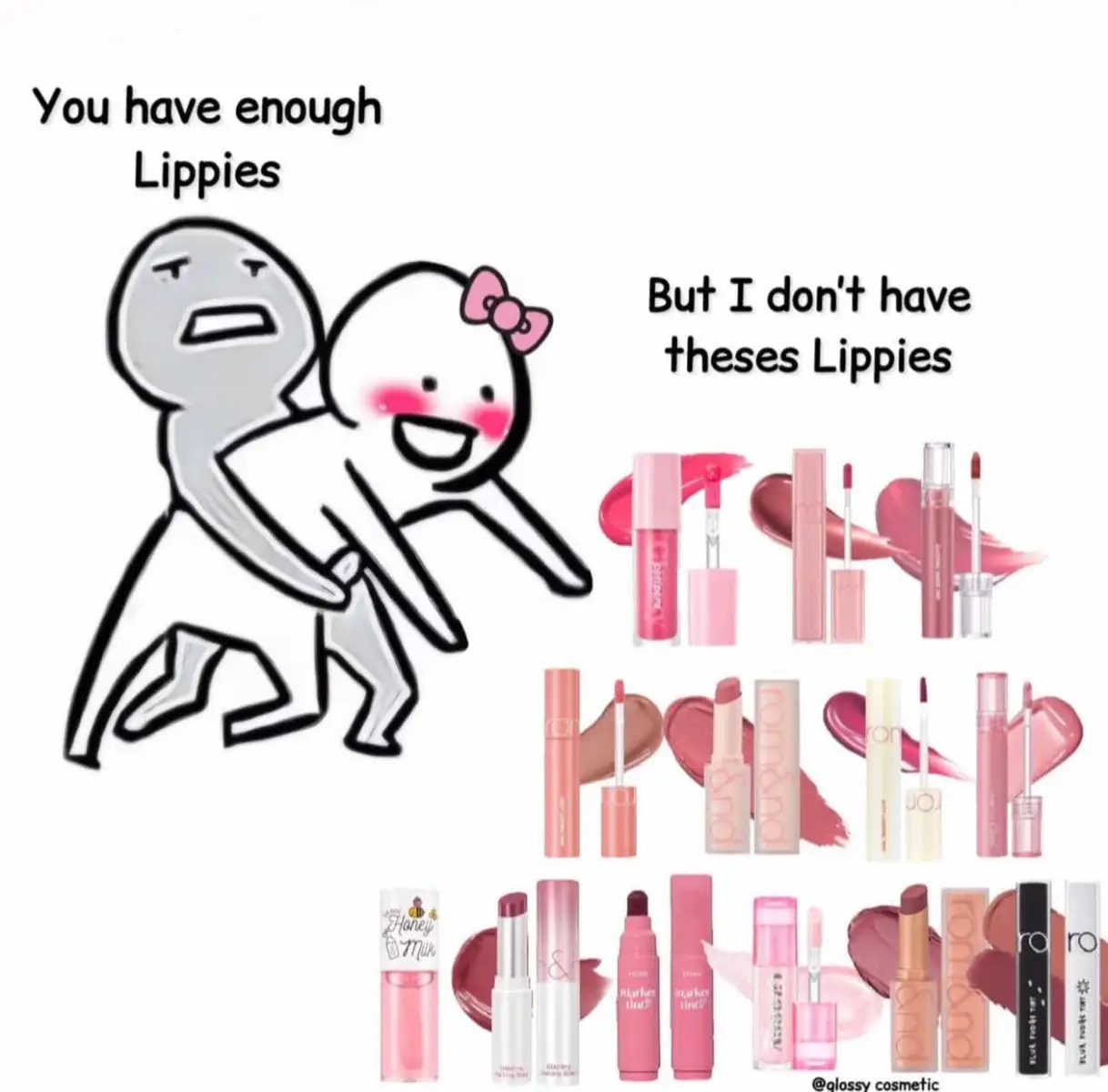 I dont have these Lippies 😭