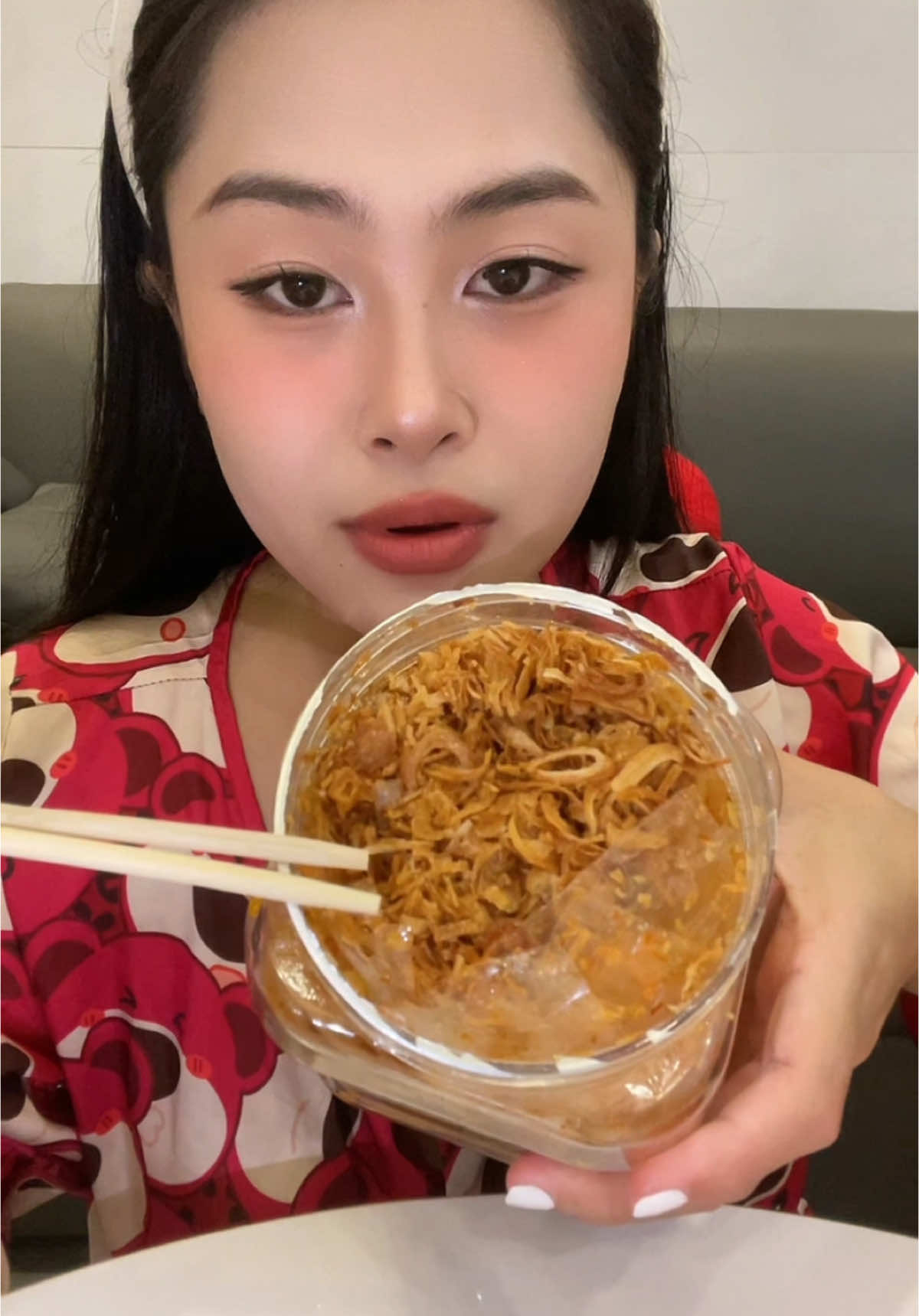 Bánh tráng hành phi đơn giản mà dính ghê #dungthichan #ancungtiktok #LearnOnTikTok #review #xuhuong #mukbang #banhtrangcomai