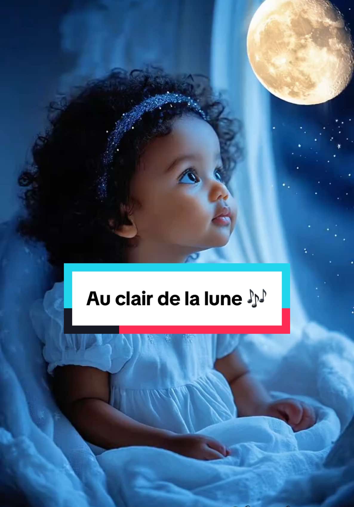 Contine Au clair de la Lune 🌙 #fyp #baby #cutebaby #AI #moon #sweet #adorable #familylove #babylife 