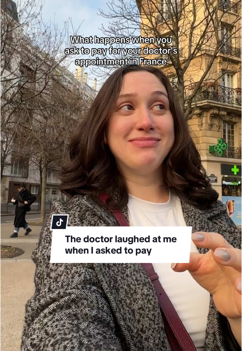 Together we laughed at having to pay for the doctor #lifeinparis #frenchhealthcare 