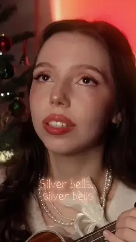 Soon it will be Christmas day🎄✨ #silverbells #cover #christmassong #christmas 
