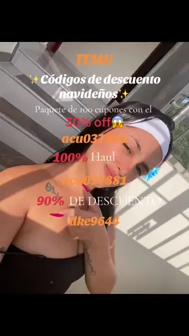 🔗Enlace en la biografía o 🔍 mi código 【acu037881】 para obtener $400.000 paquete de cupones y descuento!! #christmas #christmas2024 #temu #code #sale #free#viraltiktok #viral #fyp #foryoupage @Temu 