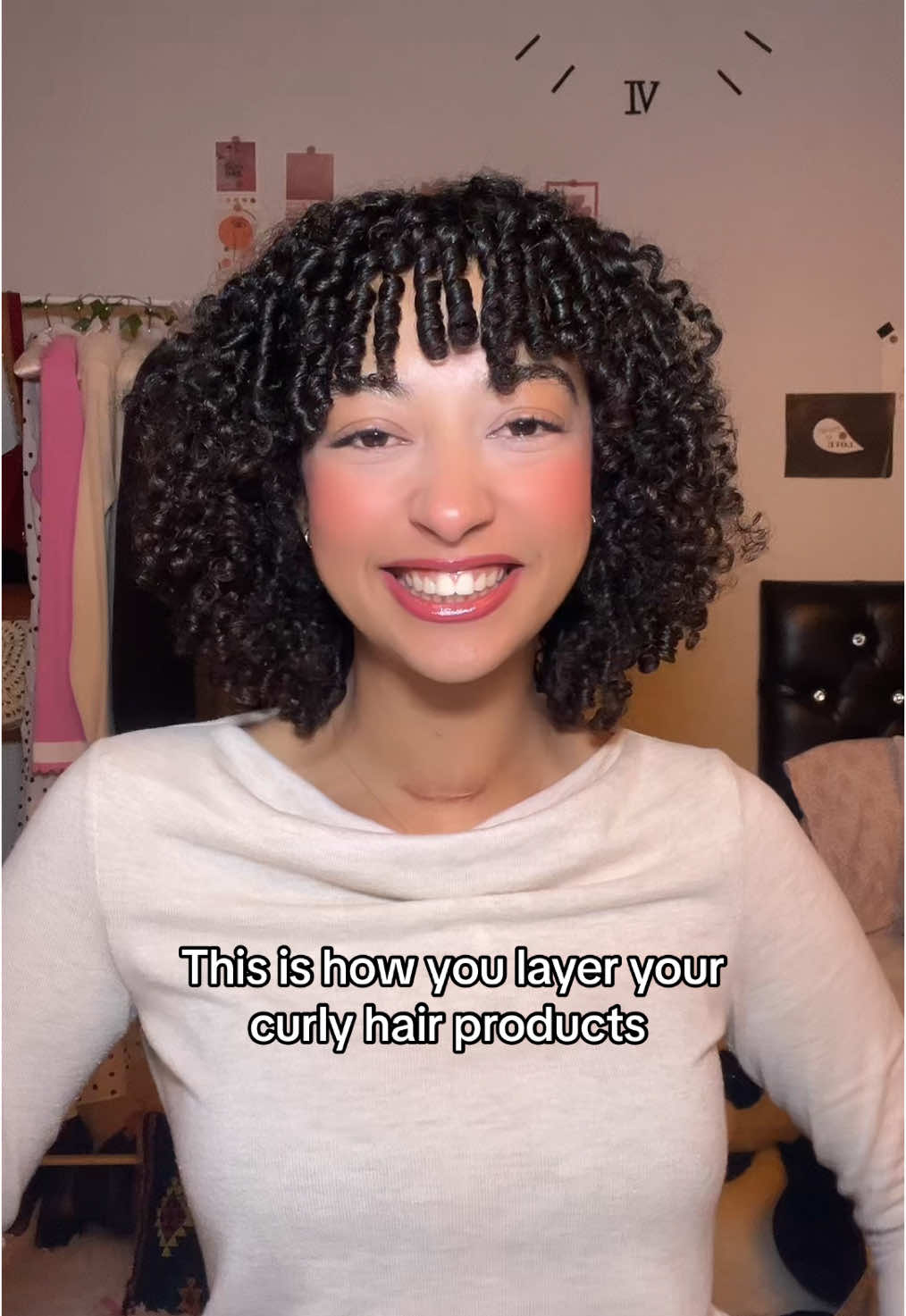 How to layer your hair 🎀#fypppppppppppppp #curlyhair #curlygirl #curlyhaircheck #curlyhairroutine 