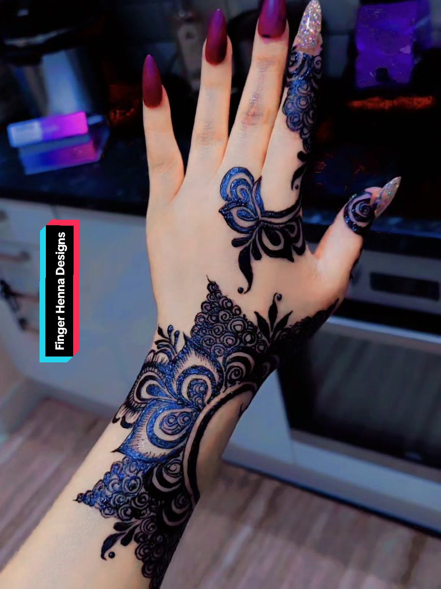 Finger Henna Designs #creatorsearchinsights 