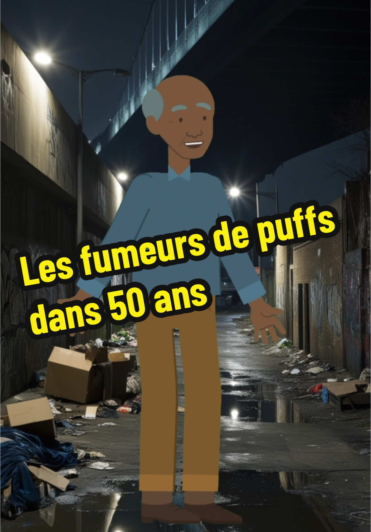 Les fumeurs de puffs dans 50 ans #puff #puffs #videoanimation #animation #drole 