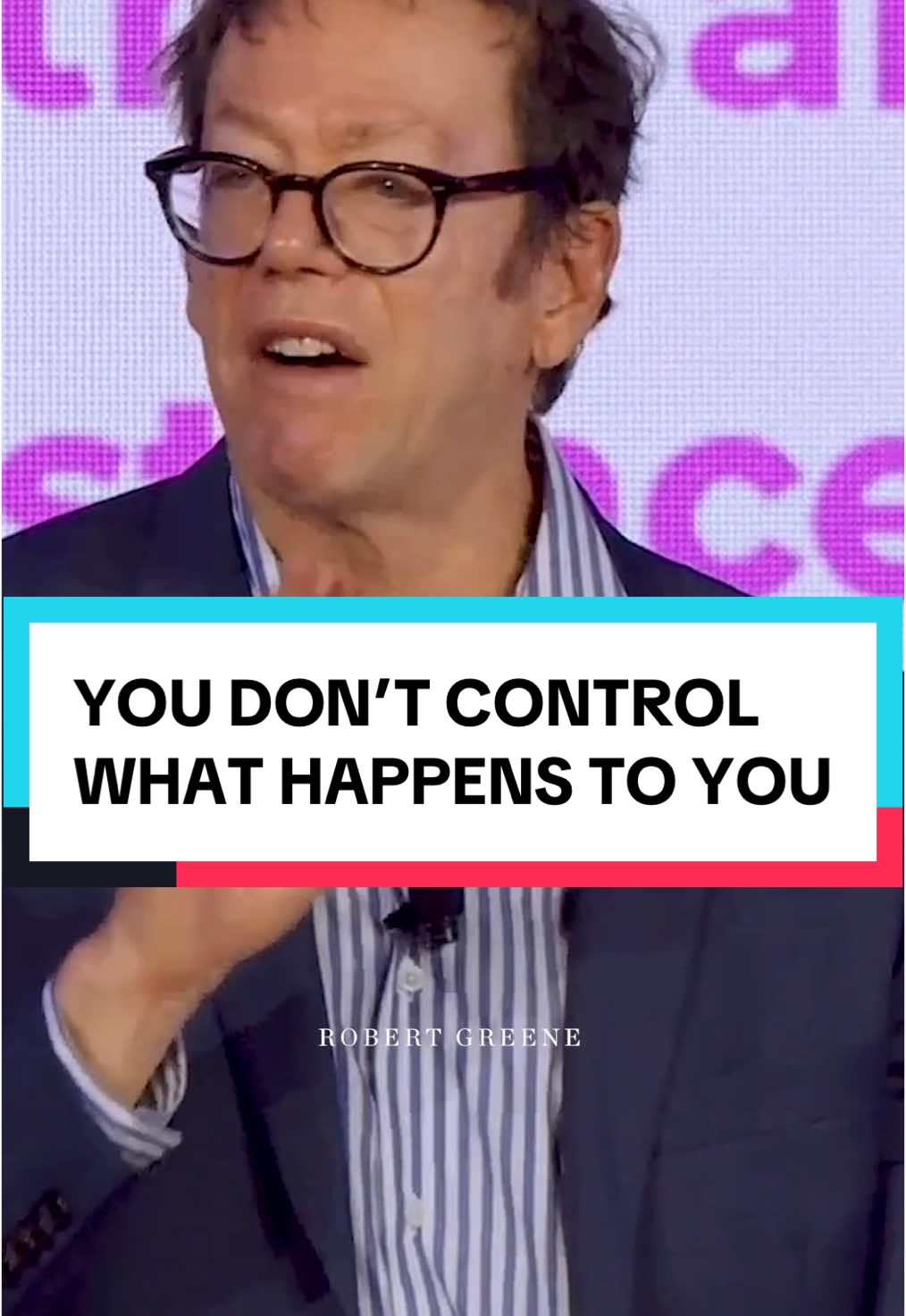 You don’t control most of the things that happen to you in life, but you do choose your response. #robertgreene #motivation #fyp #tiktok