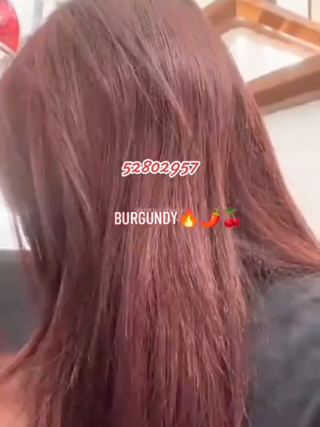 20 Minutes Burgundy Red Color Shampoo 🌶️🍒🔥 52802957