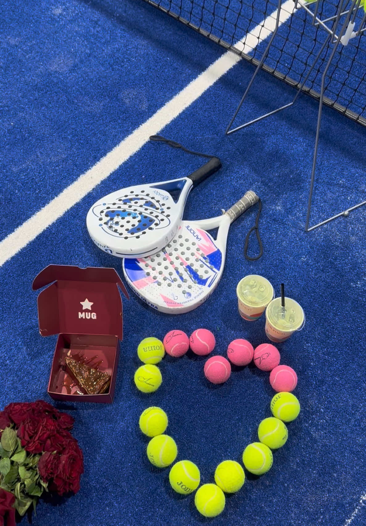 لازم مشروبات @Blumen اللذيذه !! و @Cool Padel مسوين عرض النص ساعه ب ٣٤ !! شيء ما يتطوووف 🤩🤩 #exp #fypシ゚ #fypツ #اكسبلور #بادل @نباتات - أوليفيا 