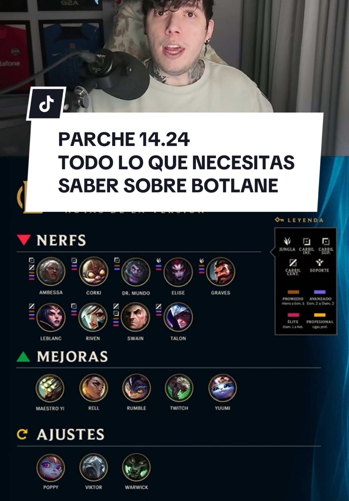 Hablo en detalle de los nuevos cambios que ha hecho Riot en el último parche de notas dejando mi opinión al respecto 🧐 #leaguetok #leagueoflegends #parati #fyp #ADC #Attila 