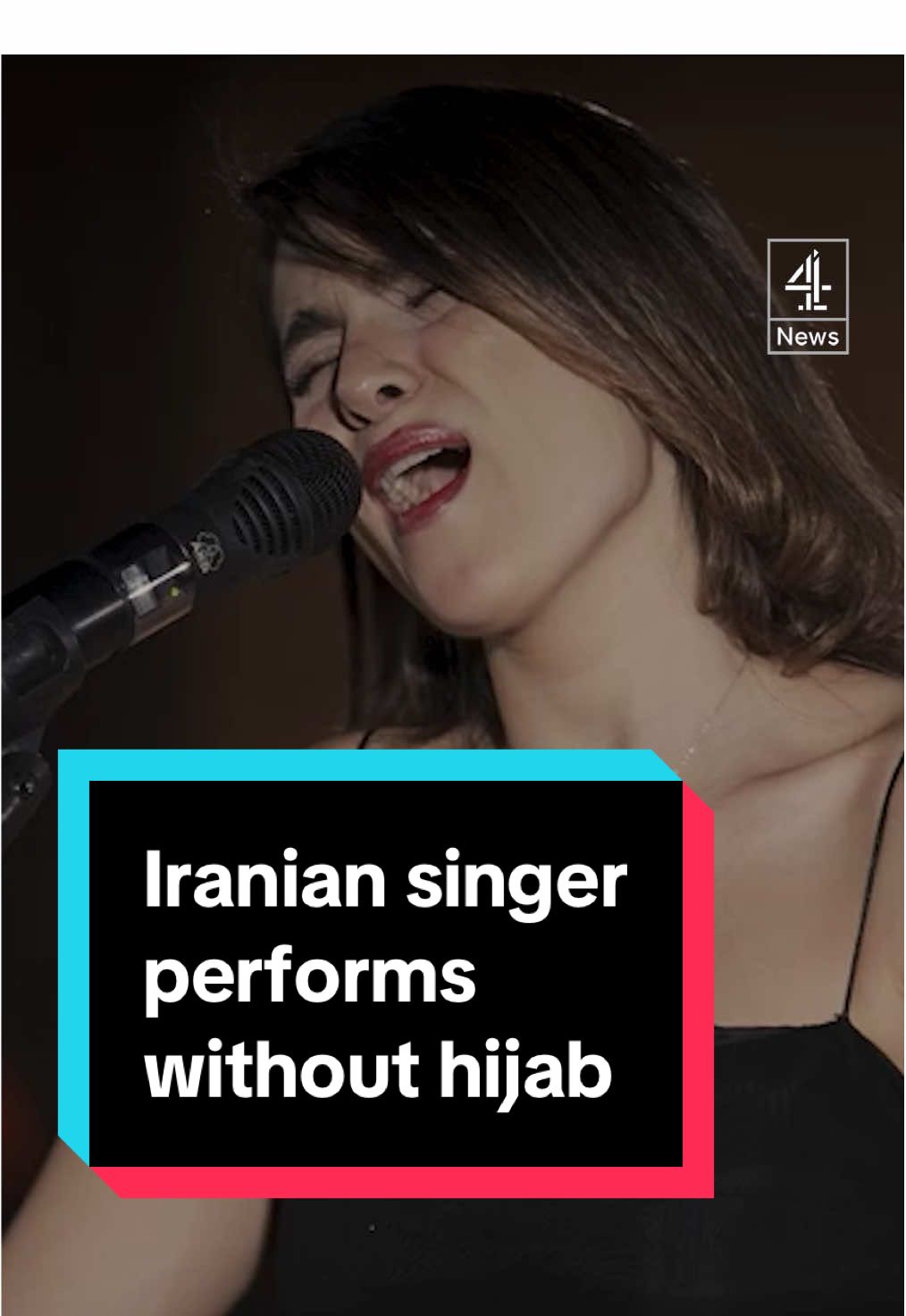 Iranian singer, Parastoo Ahmadi, has performed without her hijab in a livestream on Youtube.  Iran’s ‘morality laws’ make it mandatory for women to wear hijabs and they are not allowed to sing in public, meaning she risks years of imprisonment. #ParastooAhmadi #Iran #Youtube #Singer #Islam #Hijab #InternationalNews #C4News #News 