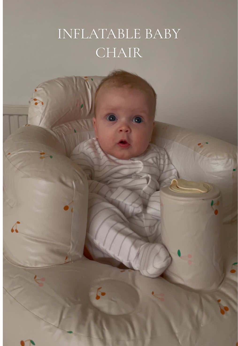 Maia LOVES hers✨✨ #inflatablebabychair #viralproduct #giftideas #baby 