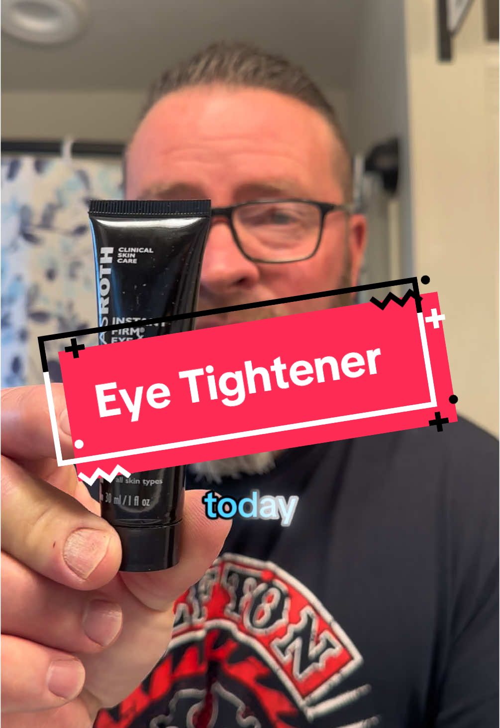 Eye Tightener #wrinkles #aging #makup #ptr #eyebag #skincare #makeuptok #ididit #men 