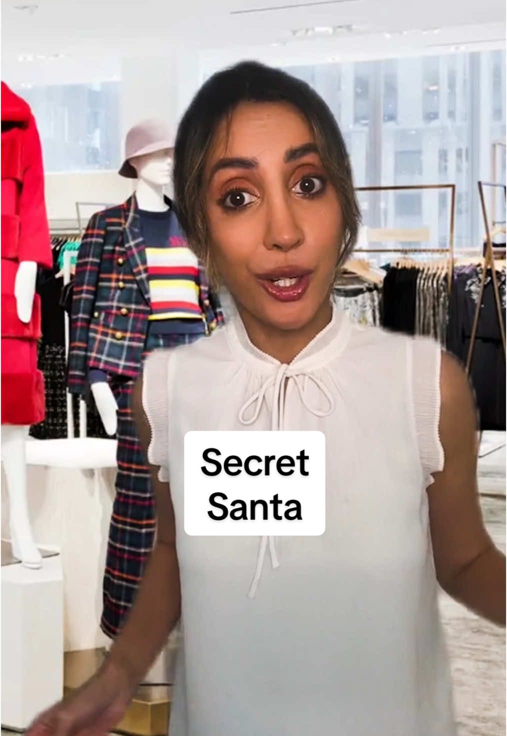 Secret Santa at work 😅🎅🏽  #santa #christmas #gift #tiktokskit #sketchcomedy