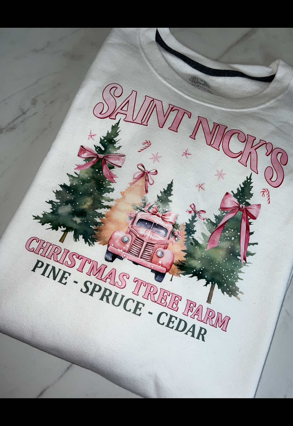 Don’t walk RUN to get this adorable crewneck while it’s still on sale!✨🎀🧁🎄 @GLAMOUR GRAPHICS LLC  #glamour #graphics #saintnicks #holidayhaul #TikTokShop #tiktokshopaffiliate #keepposting #tiktokshopholidayhaul #crewneck #giftsforher #christmasgiftsforher#bows #graphicdesign#holidaydessert #christmasdessert #nutella#cookiebutter #cookiebuttercoldbrew #coldbrew #dunkin #dunkinathome #dunkinholiday#Vlogmas #purpleticket #purple #ticket #festive #holidays #holidayseason #christmasdecor #candyland #satisfying #viraldessert #puffpastry #viralnutelladessert #nutella #viralpuffpastrydessert #christmasdessert#stok #coffeemate #rediwhip #mochalatte #mocha #tree #sprinkles #disney #movies #disneymovies #disneyatchristmas #disneychristmas #disneychristmasmovies #olddisney #winter #wonderland #winterwonderland #whitechristmas #white #christmasmovie #christmasmovies#homealone #christmashaul #christmasshopping #christmas #christmastree #christmastok #christmascountdown #christmasdecor #christmasgift #christmasgiftideas #gingerbread #gingerbreadhouse #christmascookies #cookie #cookies #hotcoco #hotcocoa #winter #snow #snowfall #coffee #coffeetiktok #coffeetok #coffeetime #coffeelover #coffeetalk #latte #cookie #cookies #cookiesoftiktok #cookiebutter #coldfoam #carmel #dessert #food #Foodie #fypツ #fypp #tjmaxx#homegoods #marshalls #haul#fyppppppppppppppppppppppp #fypシ゚viral #fypage #fyp #foryouu #foryoupage❤️❤️ #foryoupage #foryoupageofficiall #foodiesoftiktok #foodtiktok #FoodTok #foodreview #FoodLover #holiday #holidays #holidaycountdown  #holidayszn #holidayseason #asmr #asmrsounds #asmrvideo #asmrtiktoks #chocolatelovers #baking #bakingrecipe #bakingszn #bakingtiktok #Recipe #recipes #easy #EasyRecipes #easyrecipesathome #coffee #coffeetiktok #coffeetok #coffeetime #coffeelover #coffeetalk #latte #cookie #cookies #cookiesoftiktok #cookiebutter #coldfoam #carmel #dessert #food #foodie #fypツ #fypp #hotcocoa #hotcoco #chocolate #chocolatelovers #smores #drink #holiday #holidayseason #holidayszn #holidays #fyppppppppppppppppppppppp #fypシ゚viral #fypage #fyp #foryouu #foryoupage❤️❤️ #foryoupage #foryoupageofficiall #foodiesoftiktok #foodtiktok #foodtok #foodreview #foodlover #mom #moms #MomsofTikTok #momtok #sahm #sahmlife #sahmsoftiktok #sahmsoftiktok #family #sahmomsbelike   #fyp #viral #mom #motherhood #MomsOfTiktok #recipe #momlife