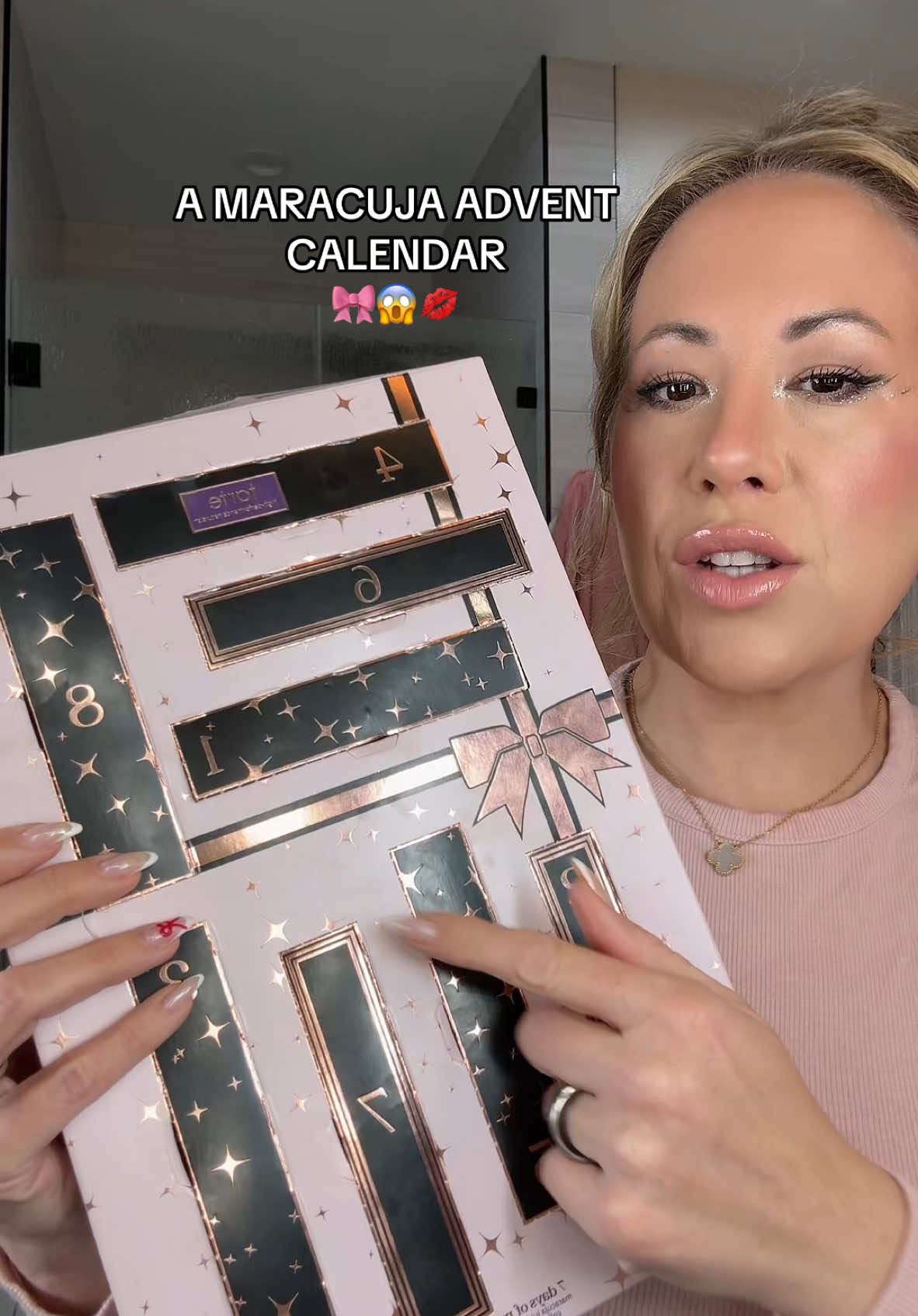 If I didn’t own this I would immediately want this as a gift 😭. The shades all work on me AND they’re new AND advent calendars are just fun ✨. Also less than the cost of buying two lippies for 8 full size products?! Stahppp  #tarte7daysofmagic #beautyadventcalendar #qvctarte #holidaytartebundle #tartemaracujalipbutter #lipbutter #newbeauty #trendingbeauty #beautytrends #qvc #tiktokmademebuyit 