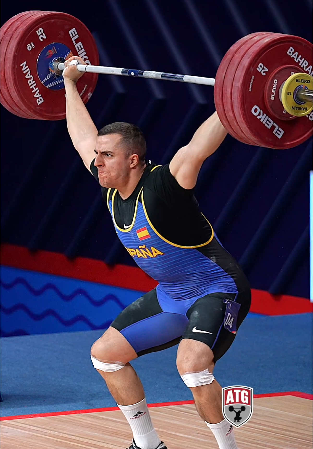 Marcos Ruiz (102kg Spain 🇪🇸) 183kg / 403lbs Gold Medal 🥇 Sn! 2024 Worlds #weightlifting 