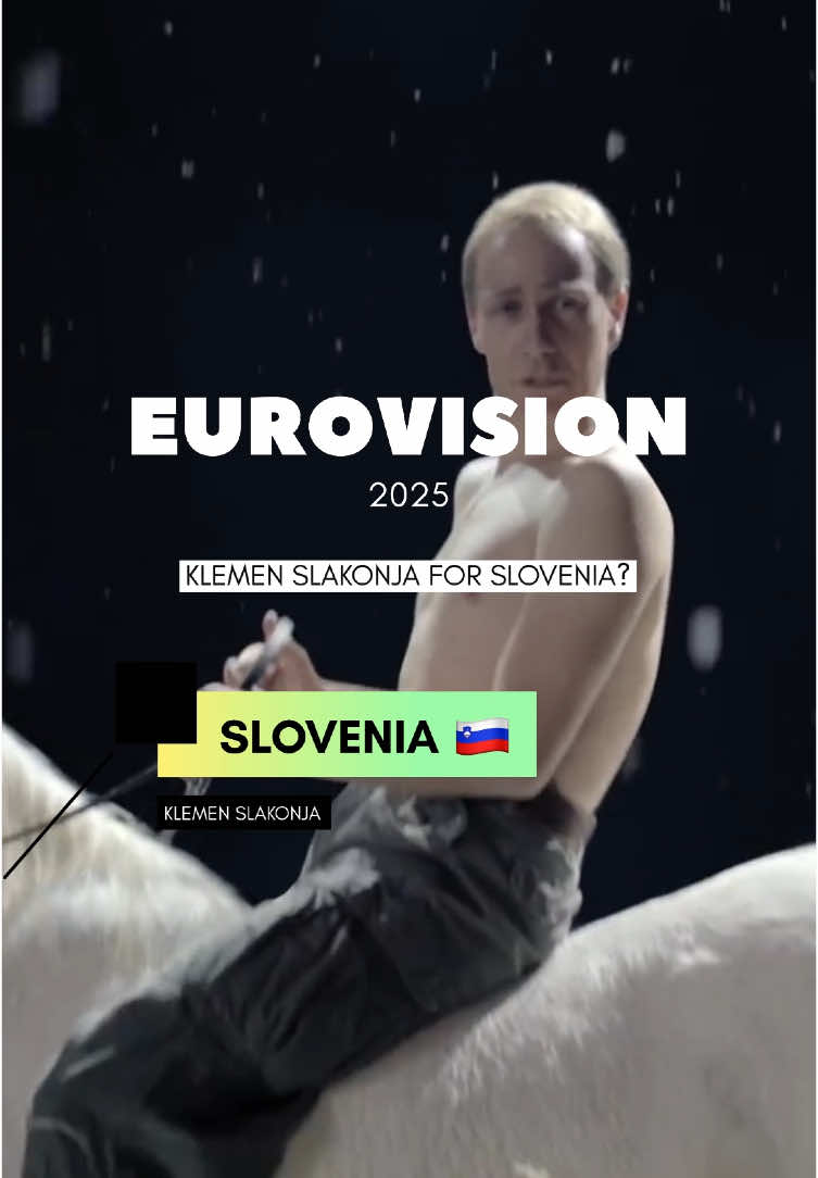 Klemen Slakonja for Slovenia? #cristianeurovision #fyp #viral #eurovision #esc2025 #switzerland2025 #slovenia #escslovenia #ema2025 #klemenslakonja 