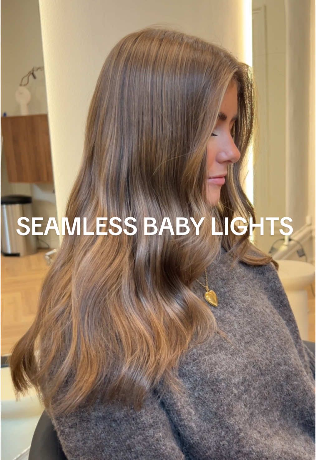 Seamless baby lights🐻🤎✨🫶🏼 @L’Oréal Professionnel #blenchsundsvall #frisörsundsvall #byalva_hair #babylights #hairtok 