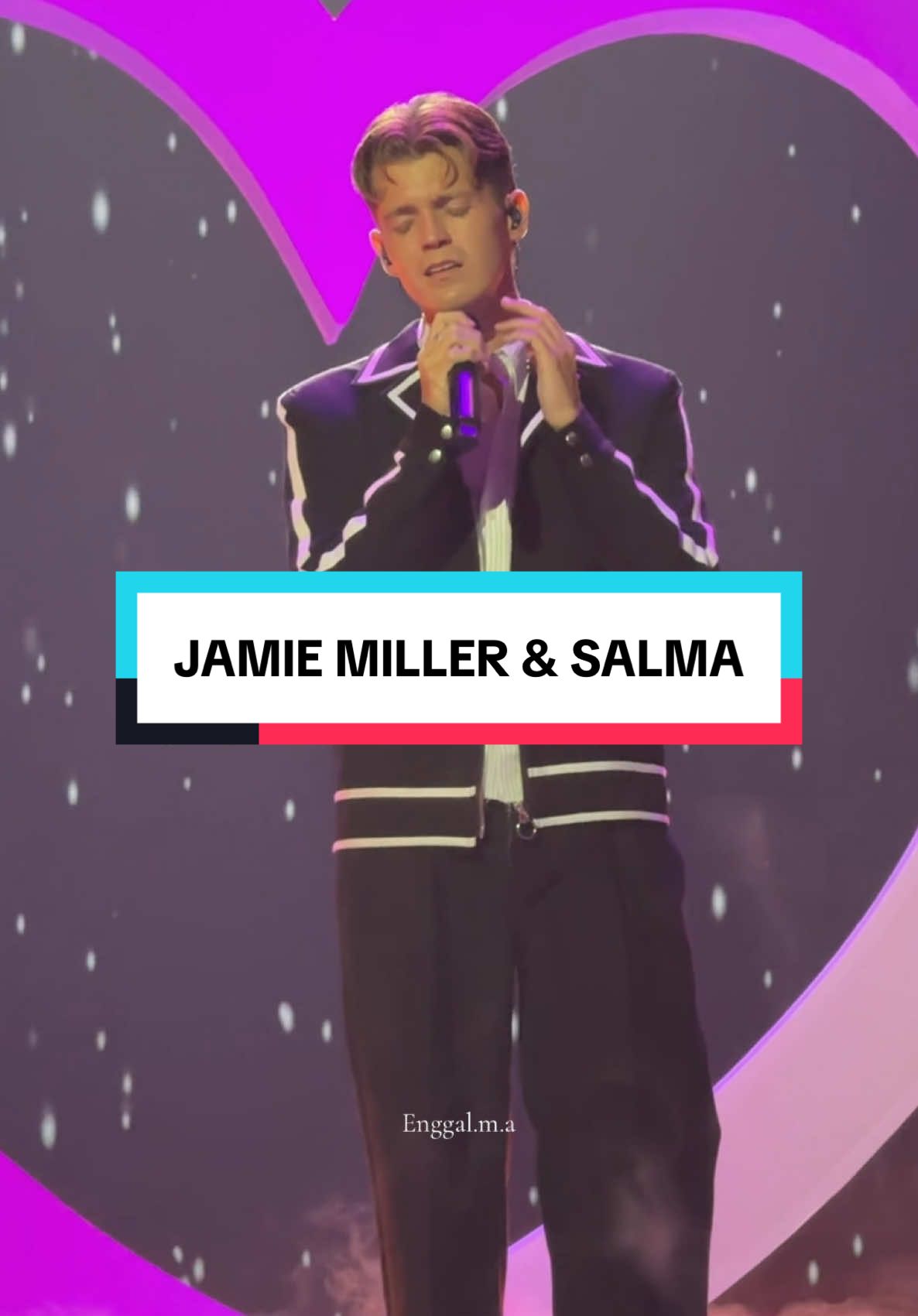 Duet Sempurna Salma Salsabil dan Jamie Miller, Bawakan Lagu Here's Your Perfect  di Tiktok Awards 2024 #jamiemiller #heresyourperfect #salmasalsabil 