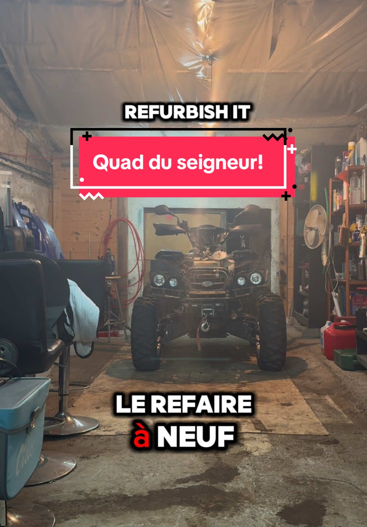 Un quad du seigneur au service des animaux exotiques de notre studio au animaux fantastiques! #quad #tgb #insectes #rock_n_insectes 