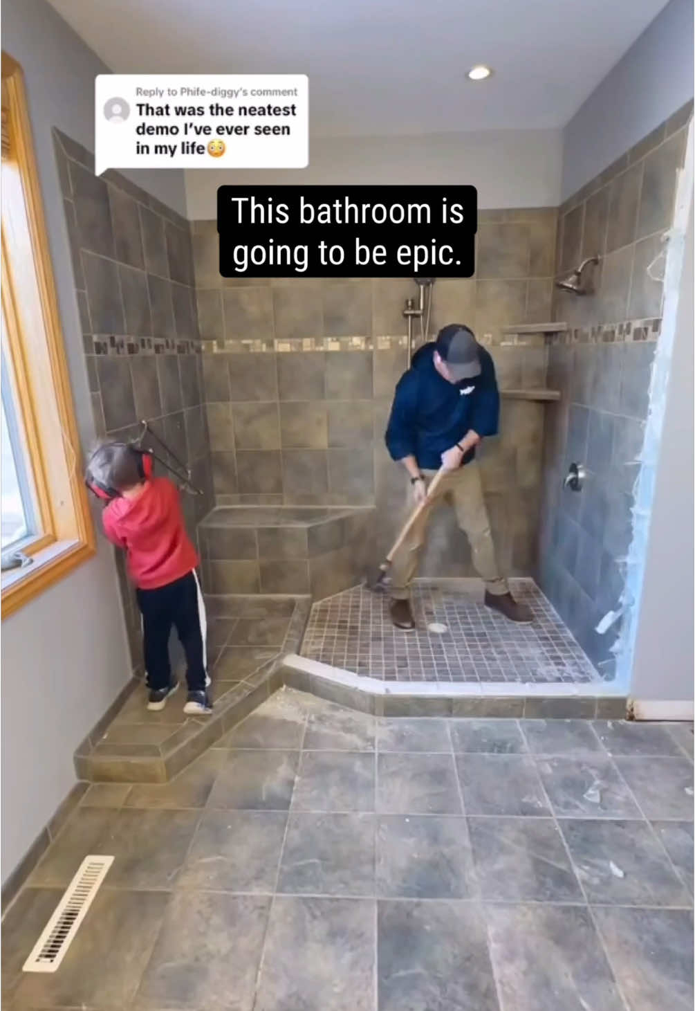 Catching you guys up to this project that was put on the back burner for several months! Our Master Bathroom is next! This is going to be fun! #creatorsearchinsights #tips #tutorial #tutorial #realestate 