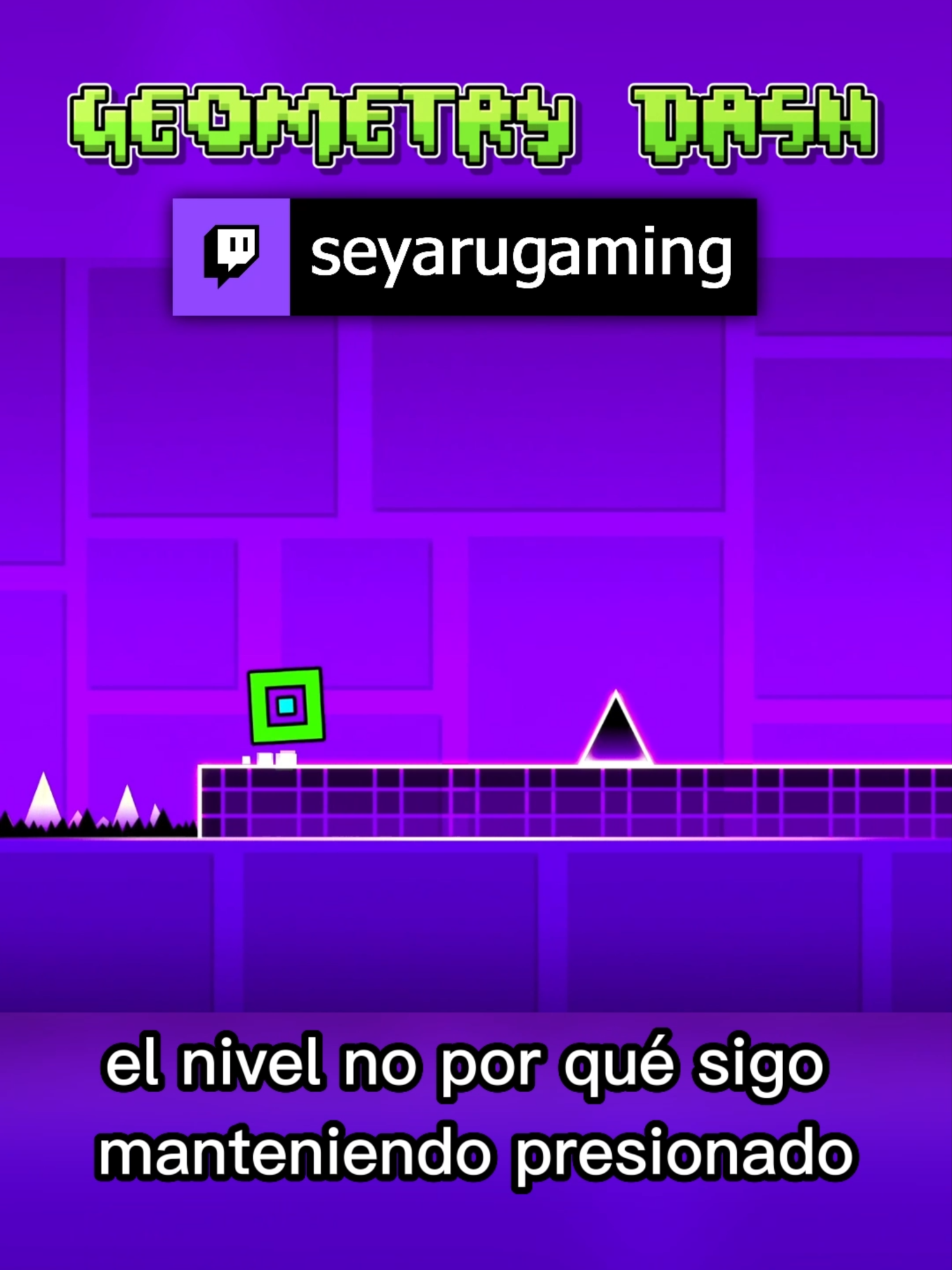 Primer intento en Geometry Dash#seyaru #geometrydash #gameplay #shorts #gaming #seyarugaming #twitch