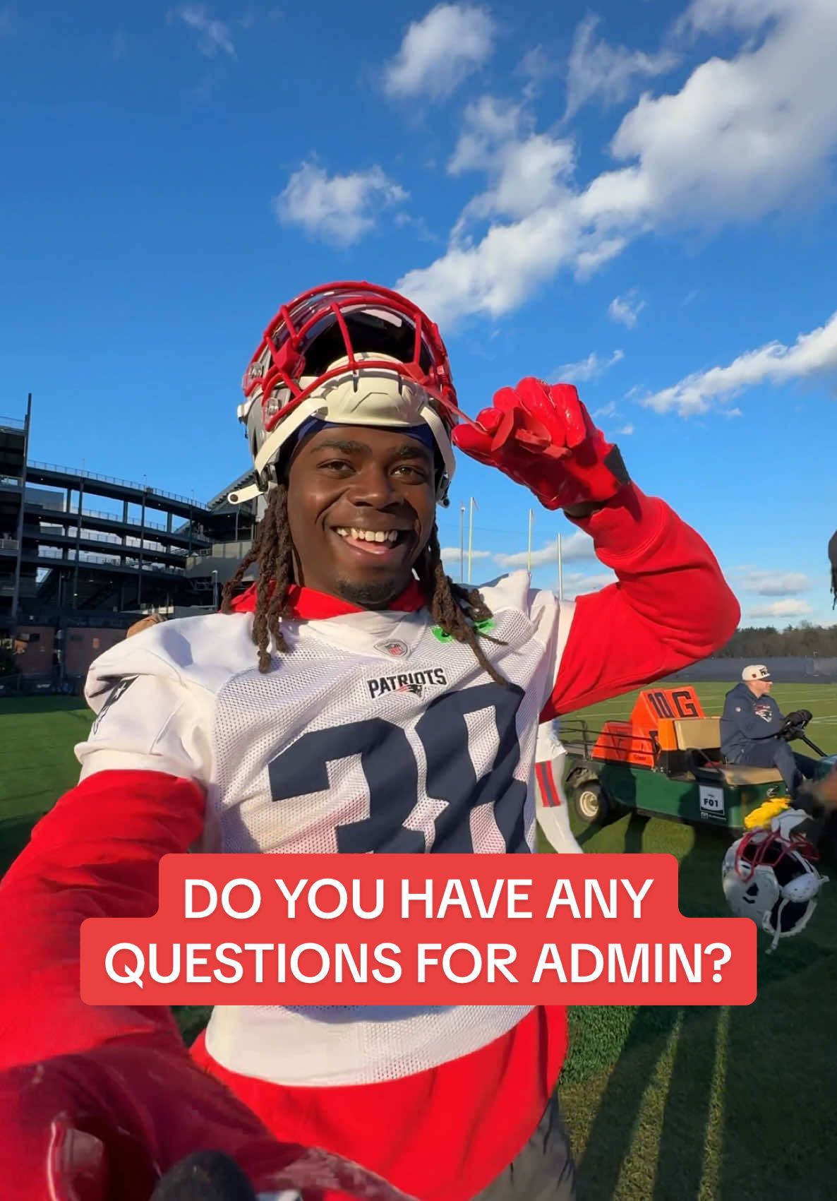 we figured they should ask the questions every once in a while 🤣 #newengland #patriots #nfl #qotd 