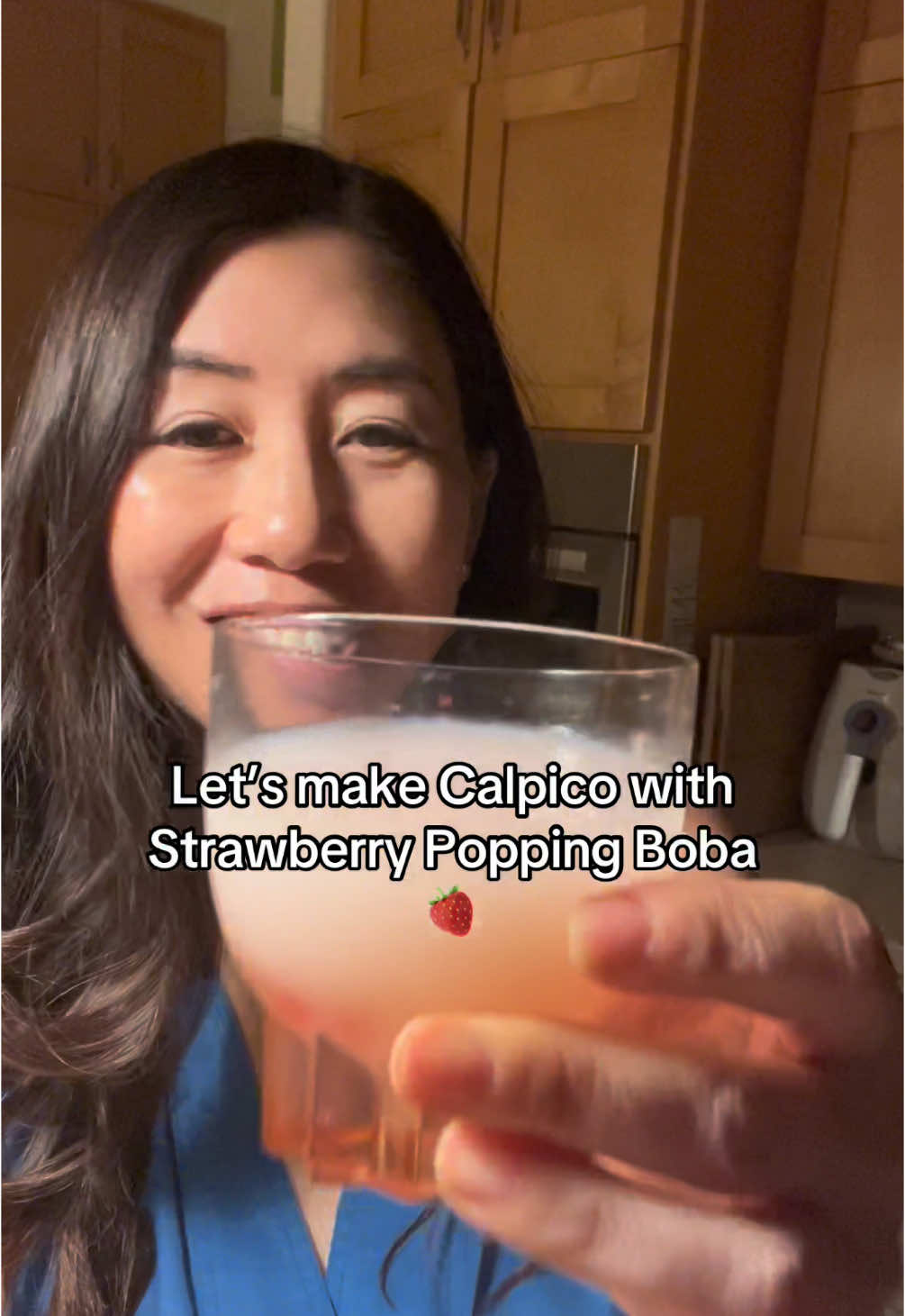 🎄🍓 A fun holiday treat: Calpico + Strawberry Popping Boba + Crystal Boba! ✨ Comment down below 🍓 if you are making this!  #funtreat #sweettreat #calpico #boba #bobatea  #milktea #yogurt #asiandessert #asiandesserts #childhoodfavorite #childhoodfavorites #holiday #poppingboba #poppingbobas  #drinkrecipes #drinkrecipe #EasyRecipe #recipes 