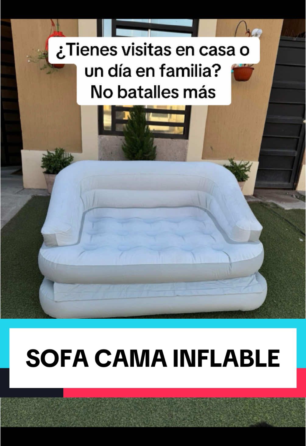 Lo amooo😍🥰 #sofacamainflable #betterware #4modosdeuso #versatil #iamgladys #sofacama 