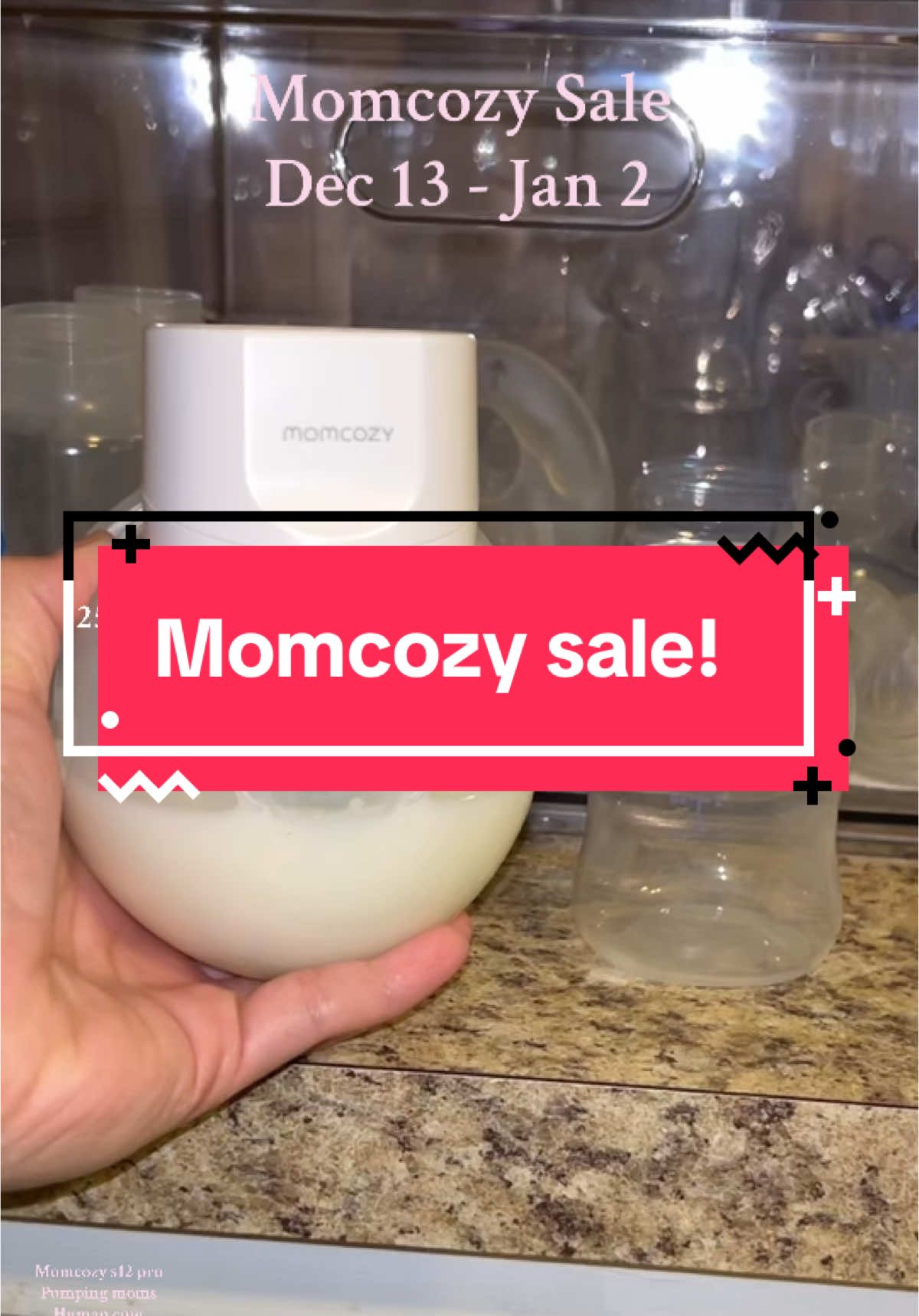 Take advantage of this huge holiday sale while you can! 25% off everything on @Momcozy Official website using code Ritax98  #momcozys12pro #momcozy #pumpingmom #pouringmilk #breastfeedingtok 