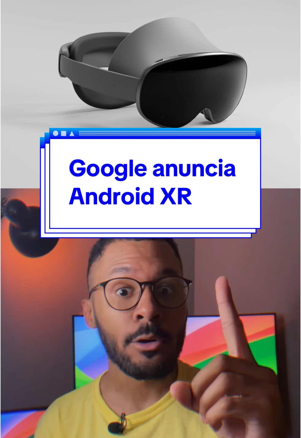 Google revela Android XR 🕶️ ▶️ Sistema fará estreia em headset VR da Samsung com previsão de lançamento para 2025 E aí, o que achou da novidade?  Confira mais em tecnoblog.net 🔗 #Android #Google #AR #VR #Samsung