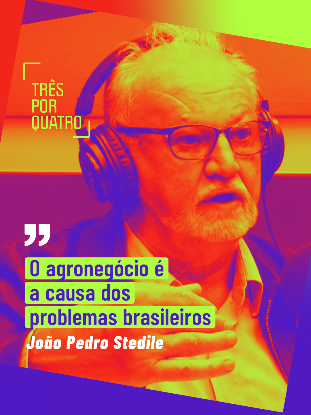 'Nunca colocam dinheiro para a reforma agrária' 💸 Com críticas incisivas à atuação do Ministério do Desenvolvimento Agrário (MDA) e do Incra, João Pedro Stedile, liderança do MST, expôs as dificuldades enfrentadas pelas 72.000 famílias acampadas do movimento e por outras 30.000 ligadas a organizações como a Confederação Nacional dos Trabalhadores na Agricultura (Contag). Para ele, a incompetência de setores-chave dentro dessas instituições é um dos entraves para o avanço das políticas no campo. “As equipes que hoje estão no MDA e no Incra são incompetentes. São amigos, companheiros e incompetentes. Medidas práticas, que eles poderiam ter feito, não resolveram.” Enquanto a agricultura familiar recebeu R$ 76 bilhões do Plano Safra em 2024, o agronegócio abocanhou R$ 400 bilhões. “O agronegócio é cantado em verso e prosa como a solução dos problemas brasileiros, quando ele é a causa dos problemas”, comenta Stedile. 🎙 O #podcast de política do #BrasildeFato, apresentado por Nara Lacerda e Igor Carvalho, discute a paralisia na política de reforma agrária do governo federal. 🔴 Ouça agora nas principais plataformas de streaming