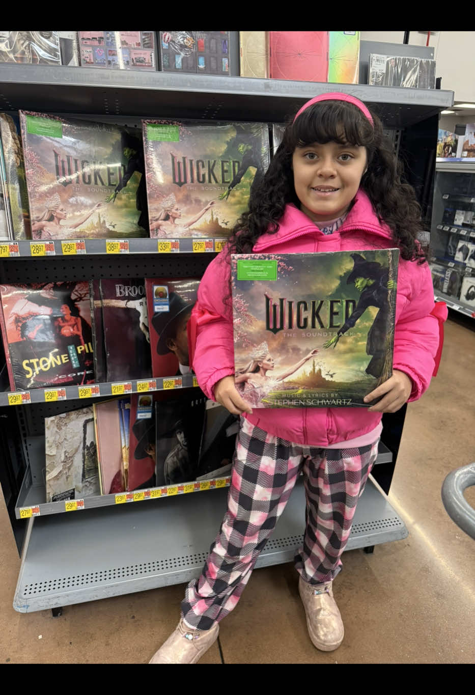 Finally found @Wicked The Soundtrack @Wicked Movie  @Walmart !! #wickedmovie #wickedsoundtrack #vynil @Universal Pictures 