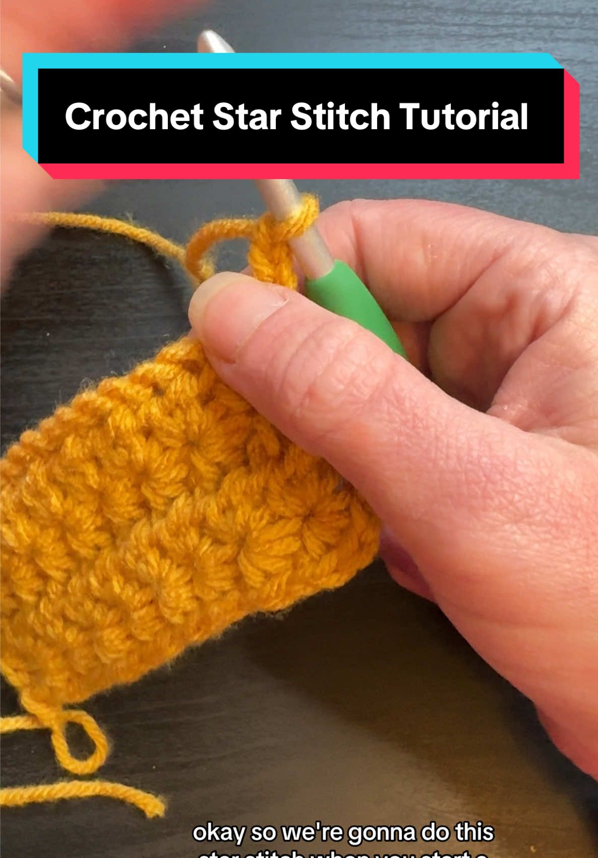 Lets learn how to do the Star stitch! This sample is using a 5.5 Clover hook, with Loops and Thread yarn. This original sample I started with 25 chains. #creatorsearchinsights #crochet #crochetersoftiktok #crochettiktok #crochettutorial #tutorial #beginnercrochet #crochettips #craftingmama #crochetstitch #starstitch #starstitchcrochet 