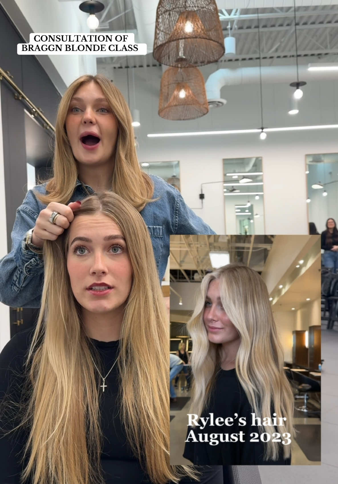 Are you ready to see the after?! Last class of 2024 was a hit @Parlour_One_Salon 🤌🏼 #blondeconsultation #hairconsultation #braggnblondeclass #braggnblonde #consultation #consultationvideo #hairtok 