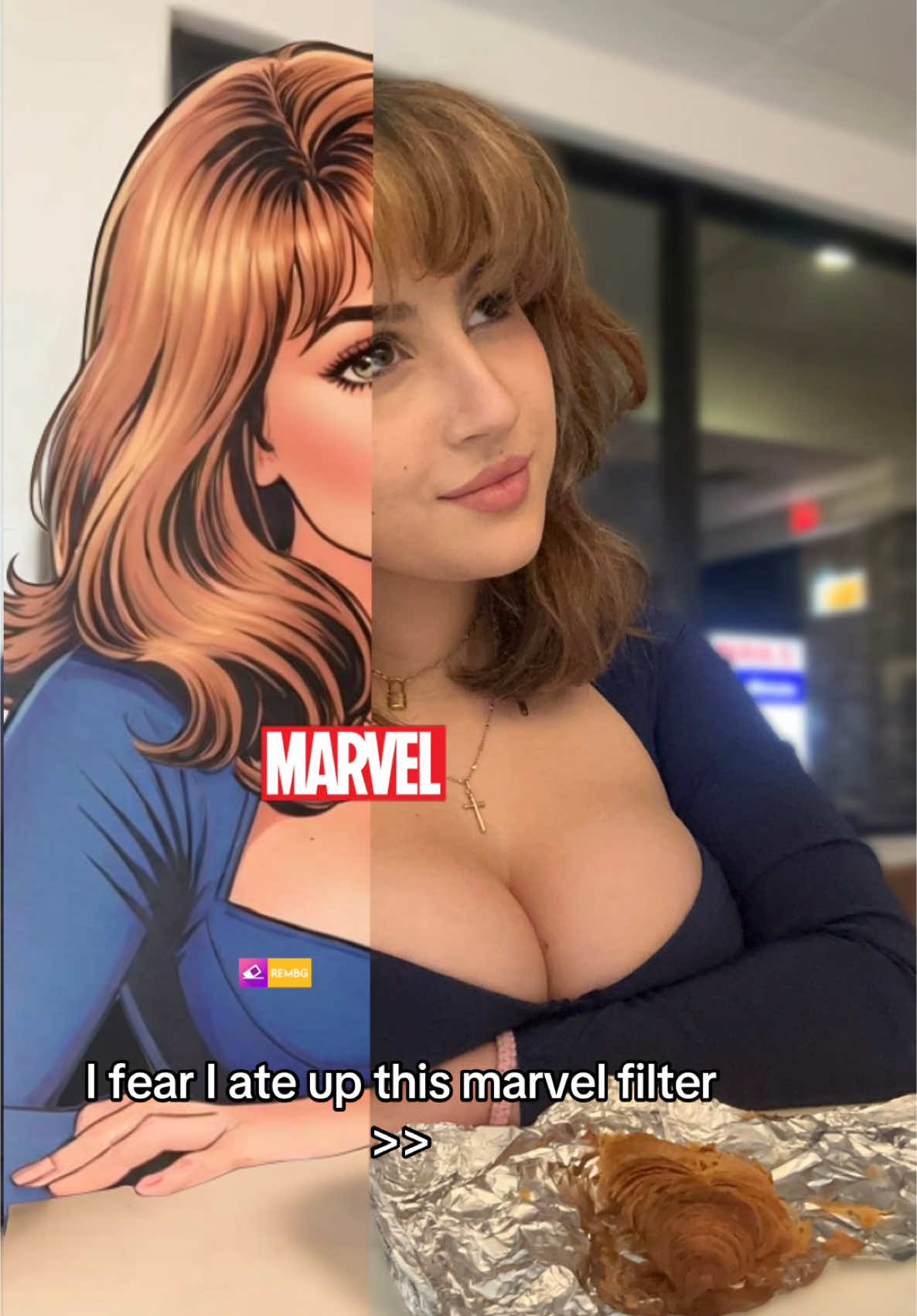 #Multiaverso i wanna be ina marvel comic SO BAD NOW 😂 #capcut #foryouu #trending #marvel #marvelstudios #comic #ai #aifilter