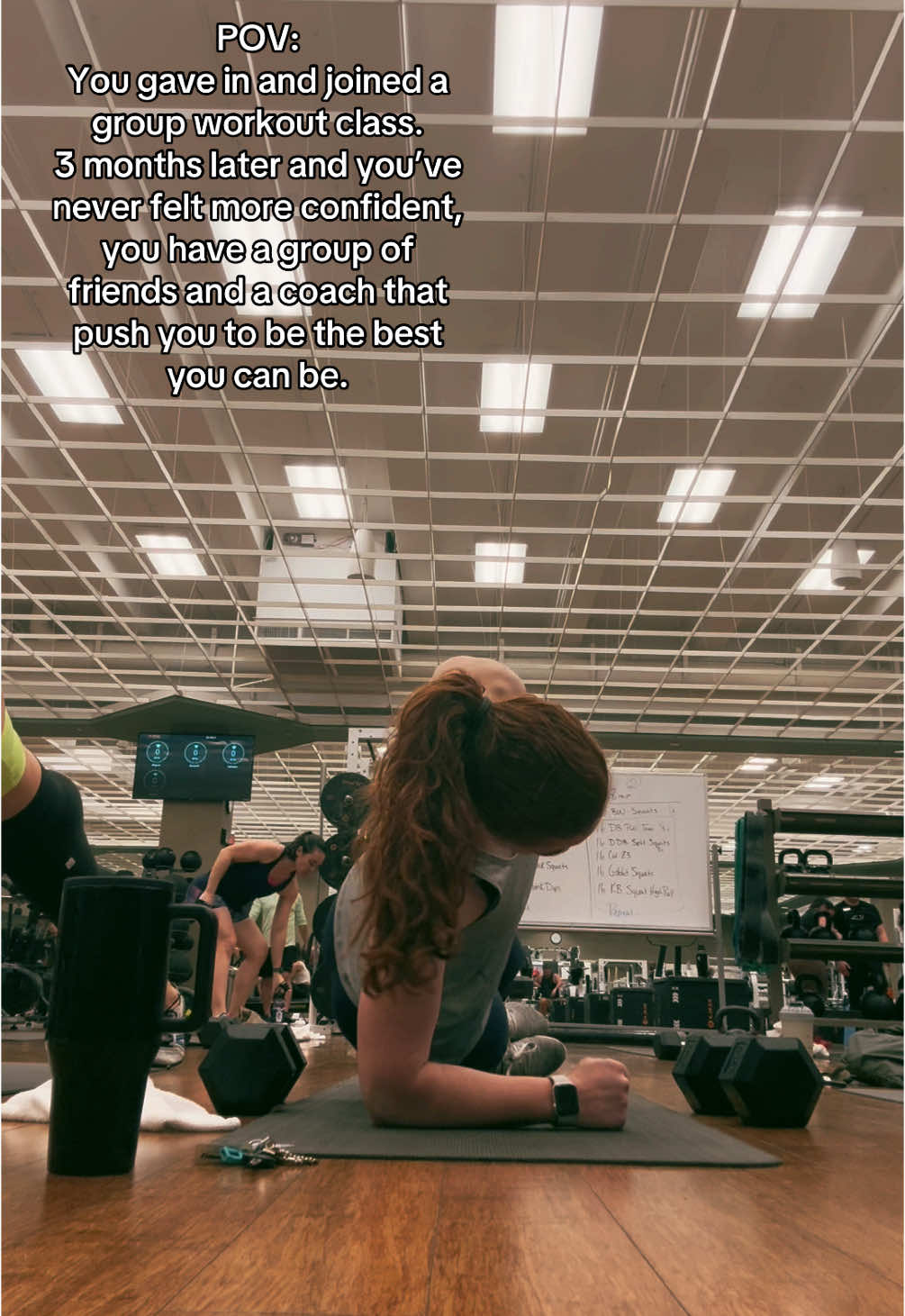 If you looking for a way to get into or back into working out. I highly recommend joining a workout class. Whether it’s at a gym, CrossFit, or just a group of friends that hit the gym together.  This class has been a game changer. Working out with a group that wants you to be the best you can, and are always encouraging each other. Plus having a coach that pushes you to meet your goals! - ##gymmotivation##Fitness##glutegrowth##fitmotivation##fatloss##groupwork##GymTok#f#fypc#caloriedeficitdiet