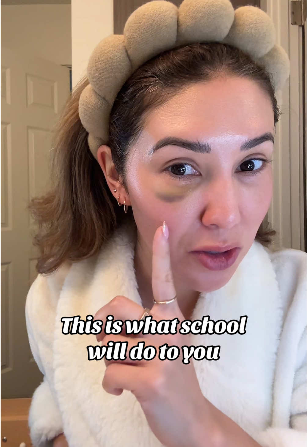 pls send help & makeup recommendations #prp #grwm #student #graduate #treatyourself #school 