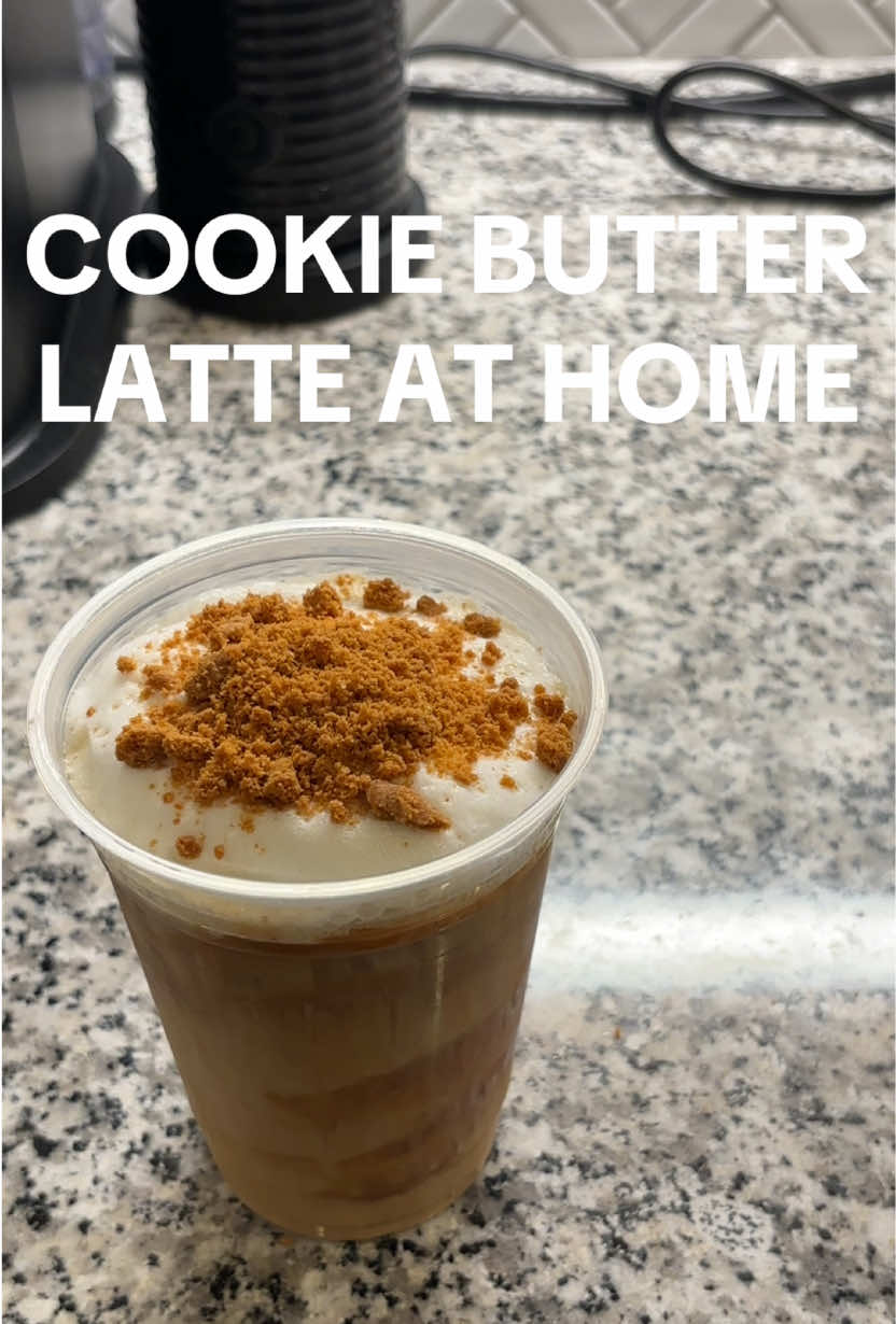 I still want to go through the drive thru 😭  #creatorsearchinsights #dunkin #cookiebutter #cookiebutterlatte #cookiebuttercoldbrew #coffeeathome #nescafe #nespresso 