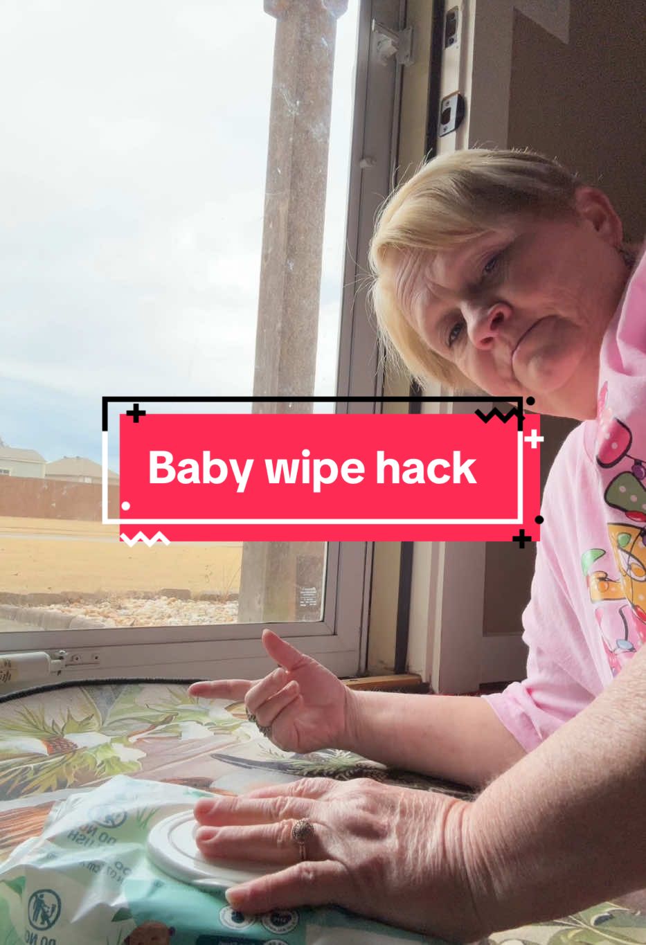 Baby wipe hack #babywipehack #babywipetip