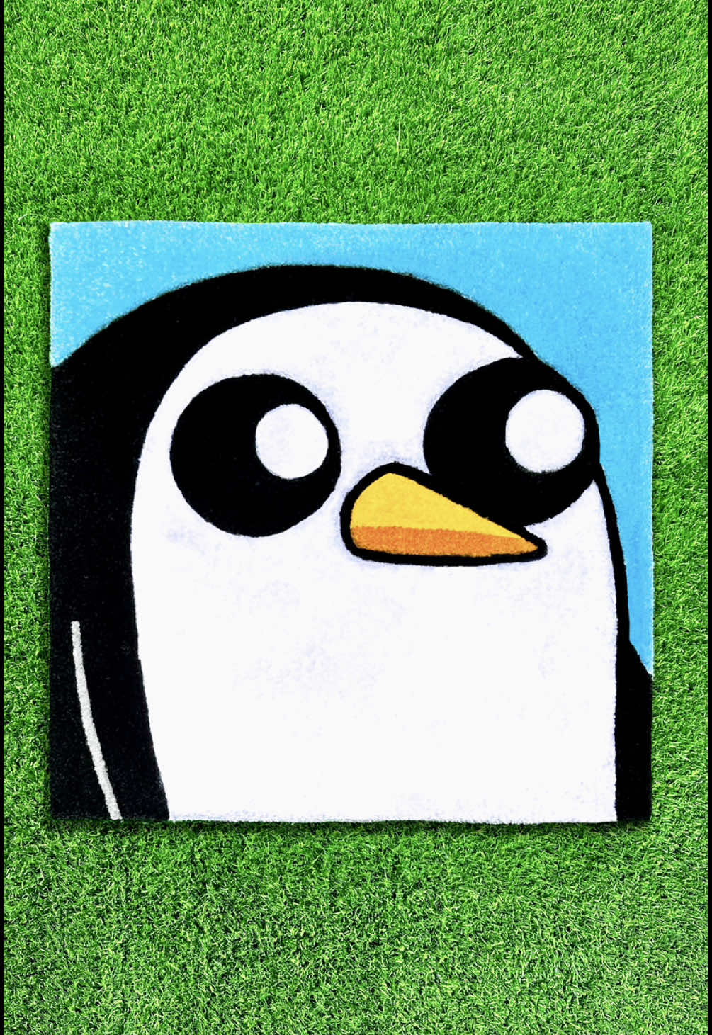 Gunter rug ASMR! 🐧 #Gunter #adventuretime #finnthehuman #jakethedog #cartoonnetwork #asmr #satisfying #oddlysatisfyingvideos #work #relaxing