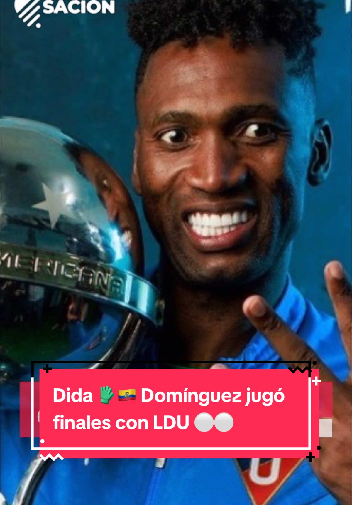 #DidaDominguez 🧤🇪🇨 jugó 8 finales con #LDU ⚪️⚪️. 🤔 ¿Cuantas ganó? #1065Deportes #Futbol #Ecuador #Español #LigaPro #Finales #Liga #IDV #AlexanderDominguez 